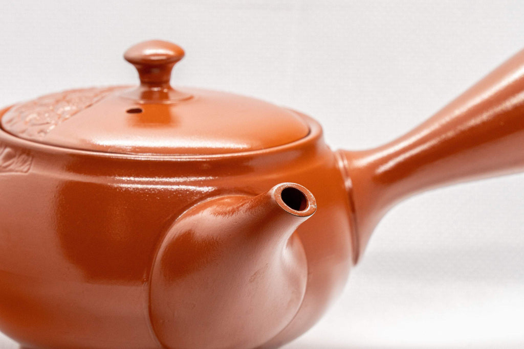 Japanese Kyusu - Floral Tokoname-yaki Teapot - 275ml
