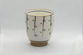 Japanese Teacup - White Floral Koishiwara-yaki Yunomi - 185ml