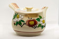 Japanese Kyusu - Camellias Kutani-yaki Debeso Teapot - 550ml