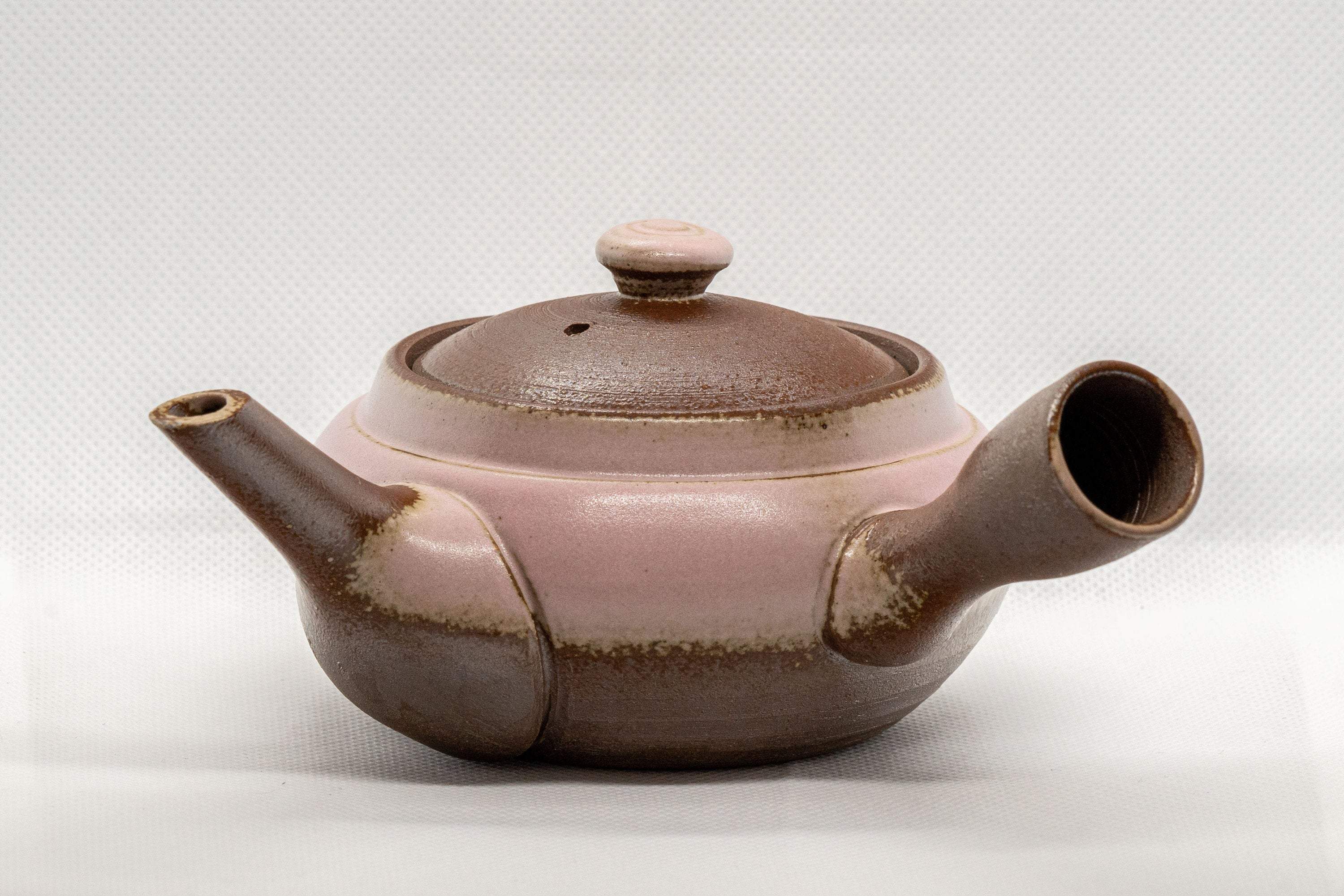 Japanese Kyusu - Pink Ash Glazed Banko-yaki Teapot - 210ml