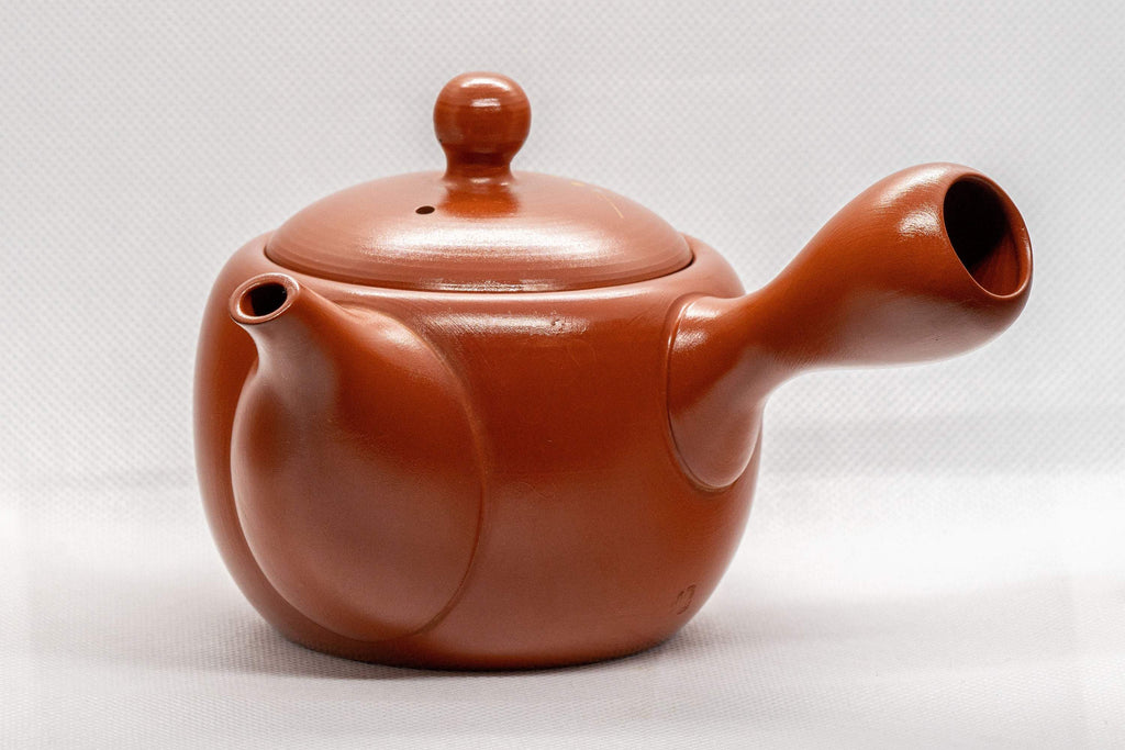 Japanese Kyusu - Lantern Motif Tokoname-yaki Teapot - 335ml