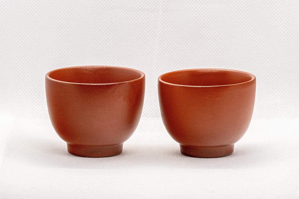 Japanese Teacups - Pair of Tokoname-yaki Senchawan - 60ml