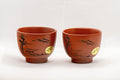 Japanese Teacups - Pair of Tokoname-yaki Senchawan - 60ml