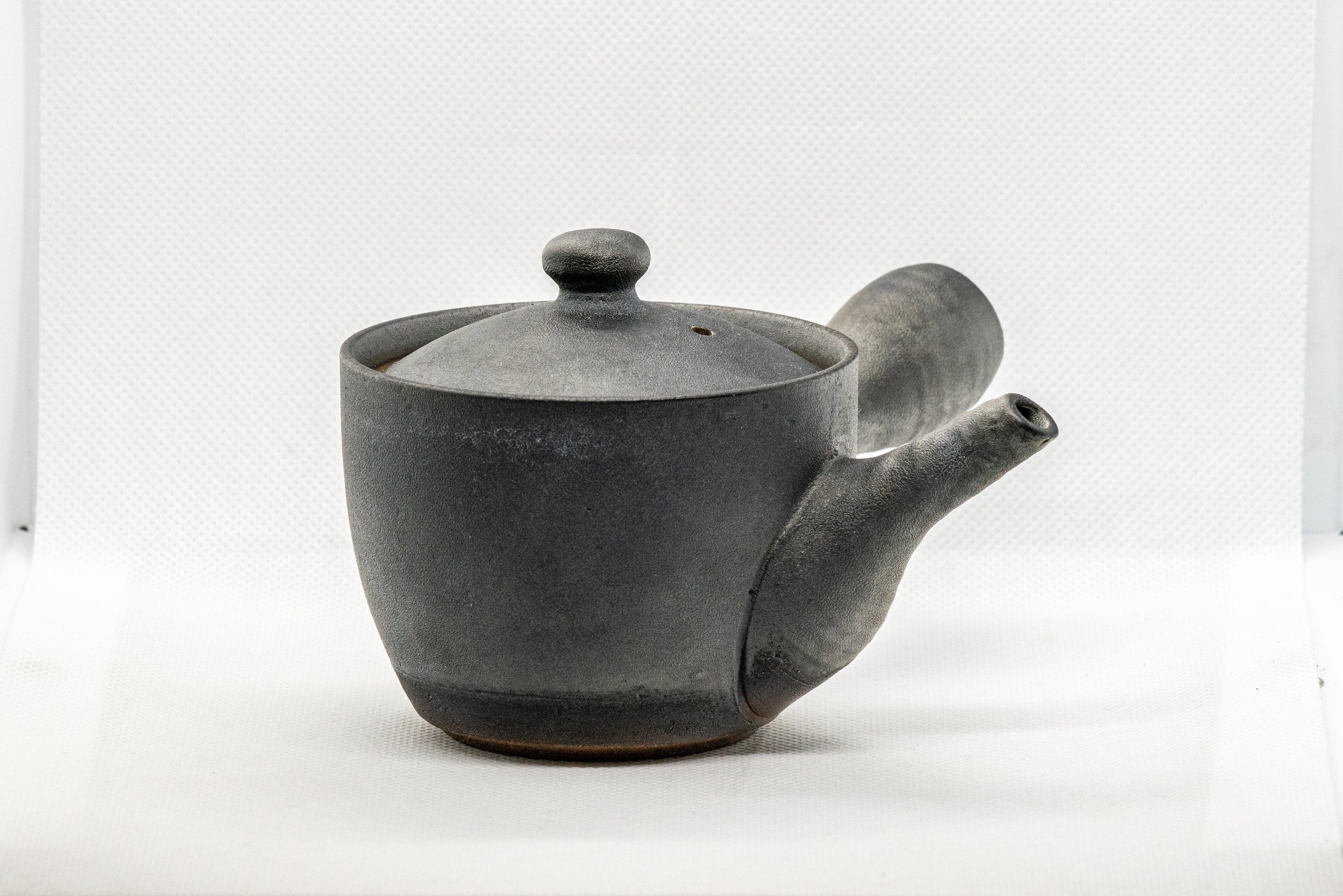 Japanese Kyusu - Matte Black Soko-ami Teapot - 175ml