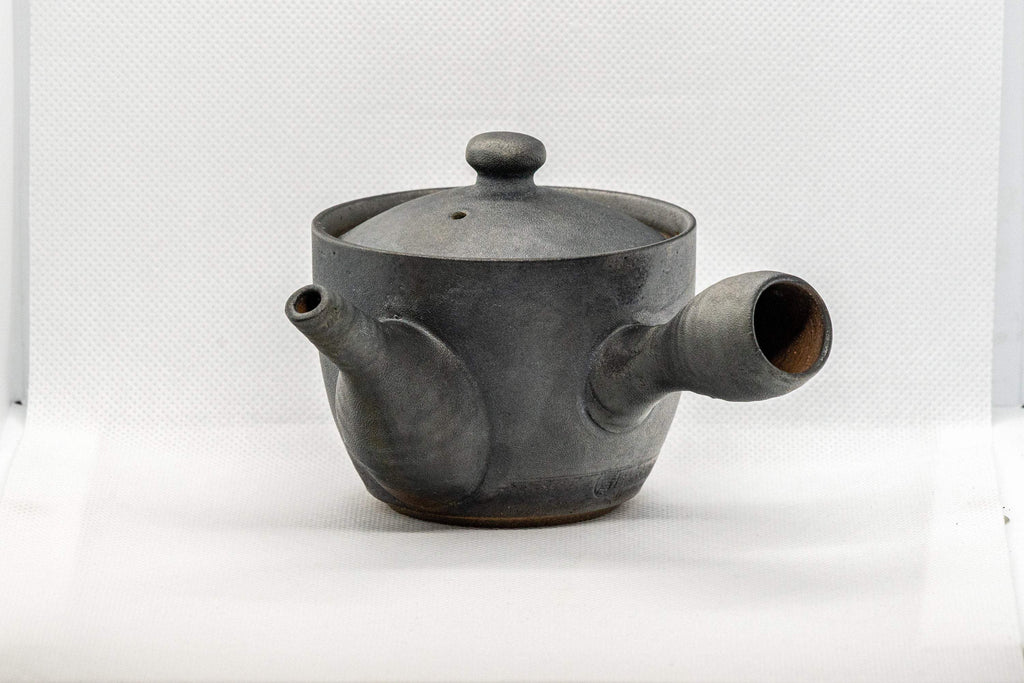 Japanese Kyusu - Matte Black Soko-ami Teapot - 175ml