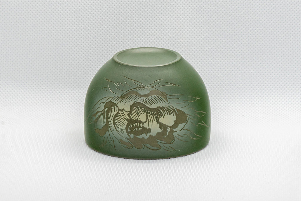 Japanese Teacup - Green Ryokudei Tokoname-yaki Yunomi - 110ml