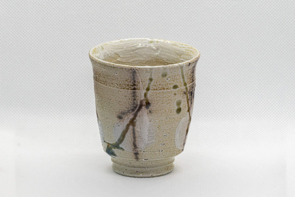 Japanese Teacup - Beige Tsutsu-gata Yunomi - 150ml