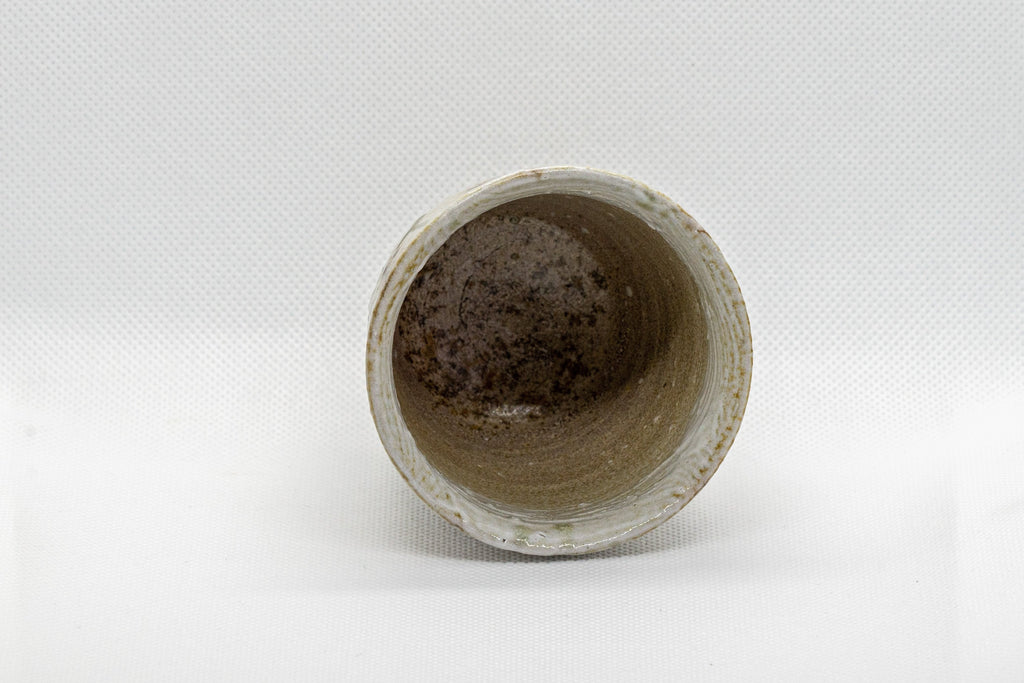 Japanese Teacup - Beige Tsutsu-gata Yunomi - 150ml