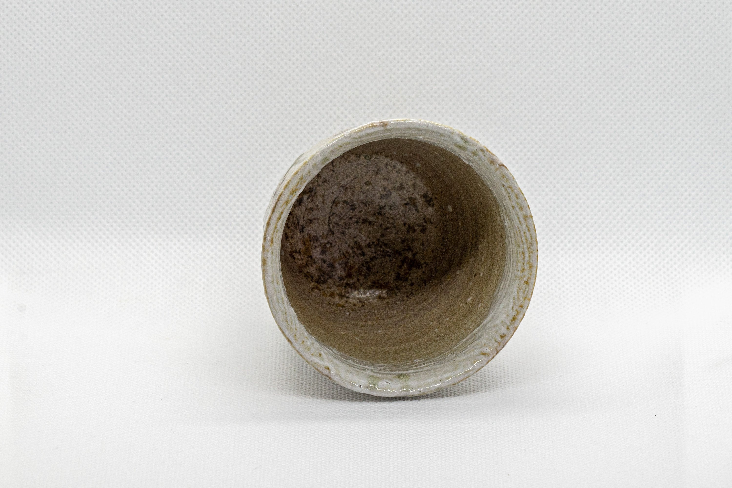 Japanese Teacup - Beige Tsutsu-gata Yunomi - 150ml