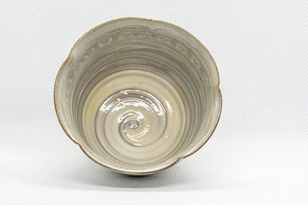 Japanese Teacup - Hakeme Momo-gata Yunomi - 120ml