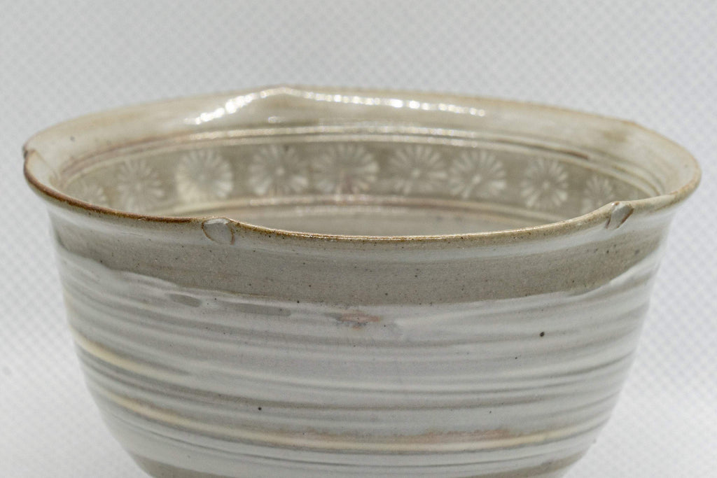 Japanese Teacup - Hakeme Momo-gata Yunomi - 120ml