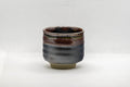 Japanese Teacup - Tenmoku Glazed Tsutsu-gata Yunomi - 65ml