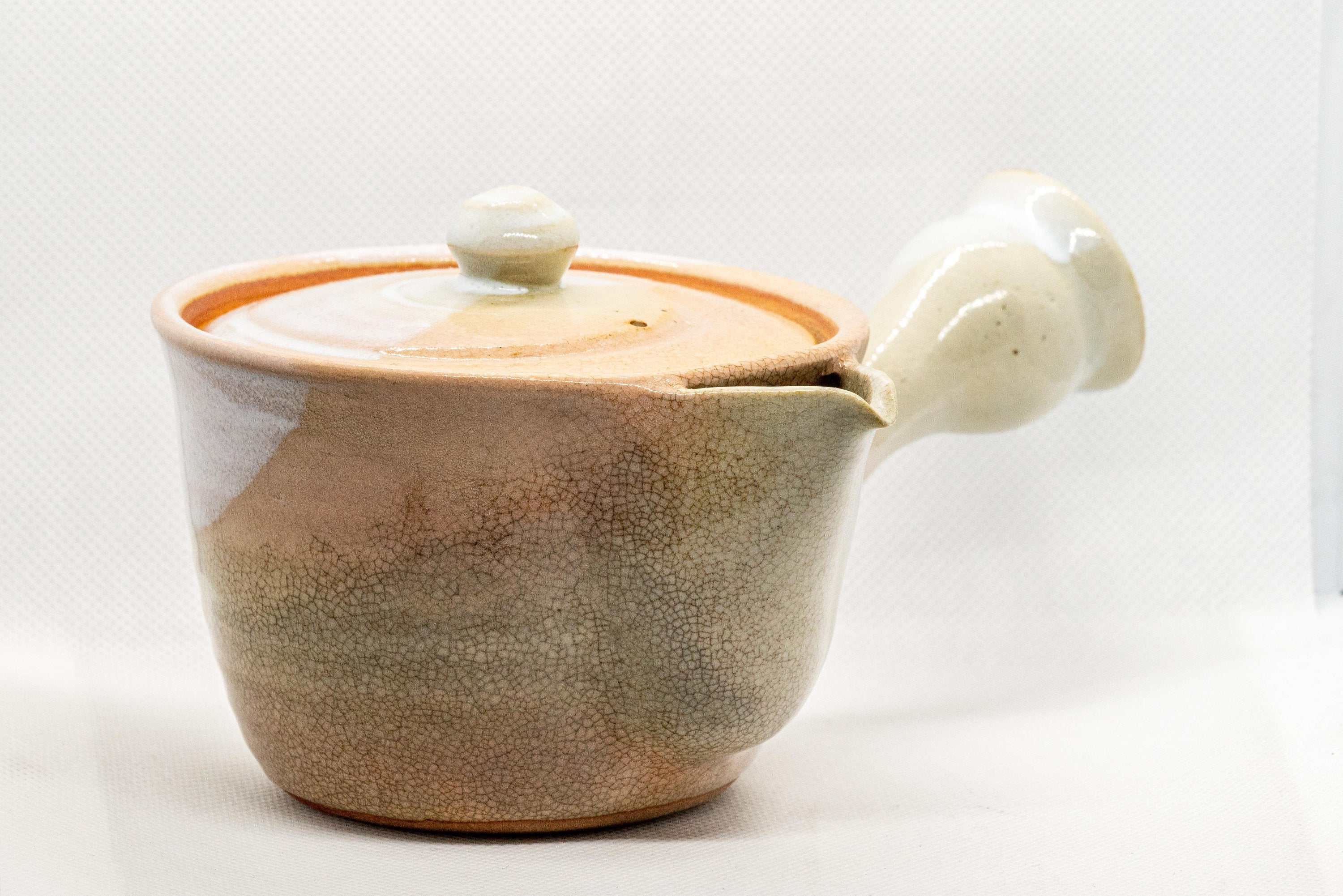 Japanese Kyusu - Hagi-yaki Do-ake Teapot - 300ml