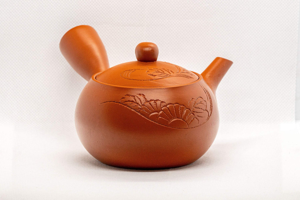 Japanese Kyusu - Maru-gata Tokoname-yaki Debeso Teapot - 260ml