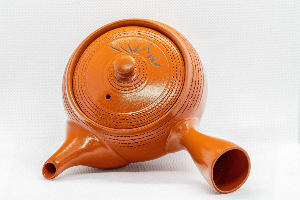 Japanese Kyusu - Bamboo Tokoname-yaki Obi-ami Teapot - 310ml