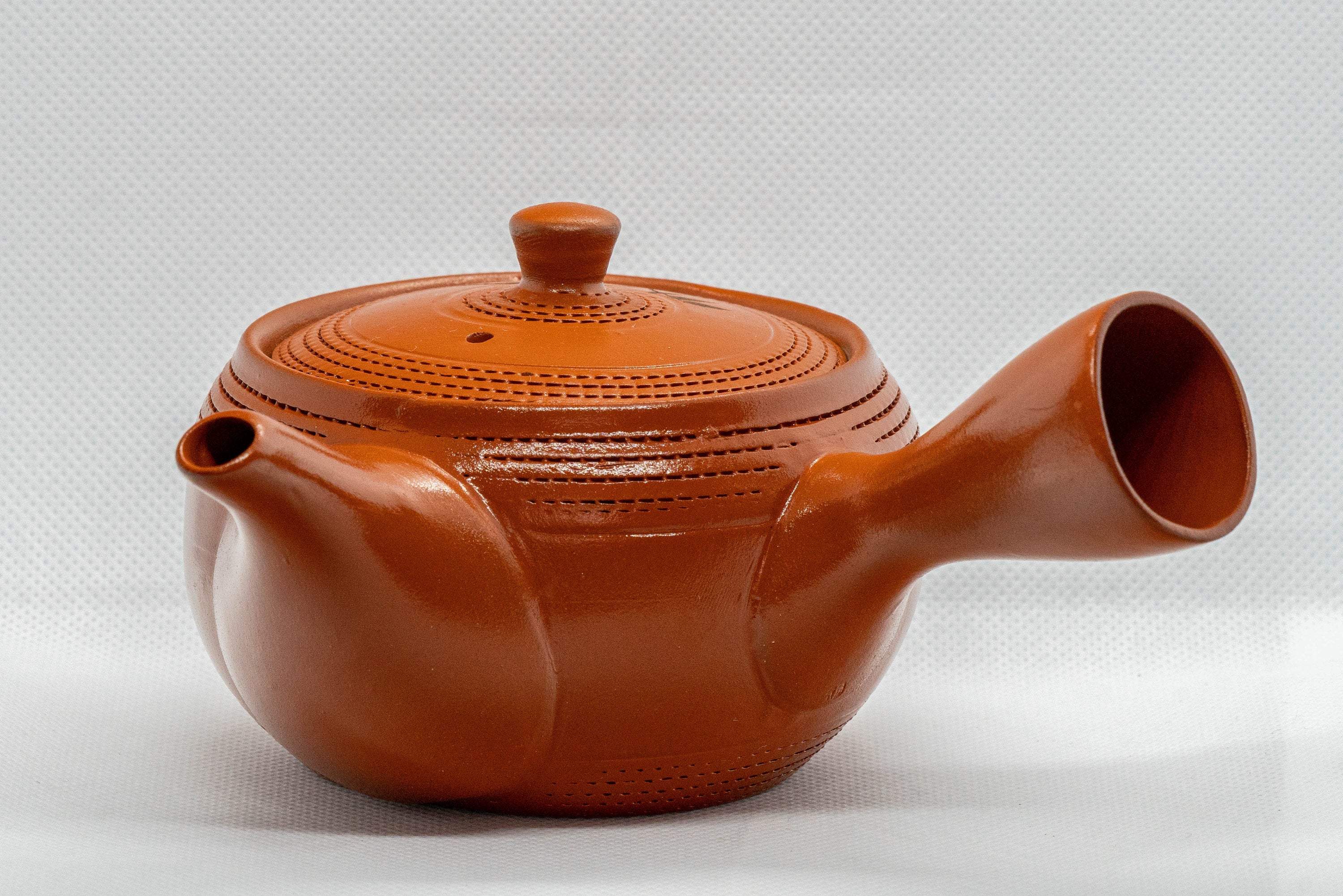 Japanese Kyusu - Bamboo Tokoname-yaki Obi-ami Teapot - 310ml