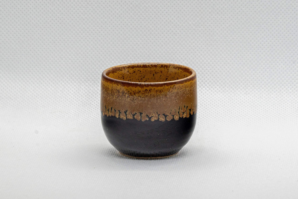 Japanese Teacup - Drip-Glazed Guinomi - 35ml