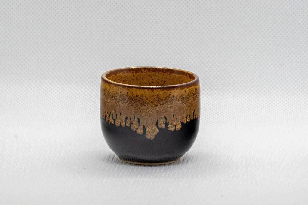 Japanese Teacup - Drip-Glazed Guinomi - 35ml