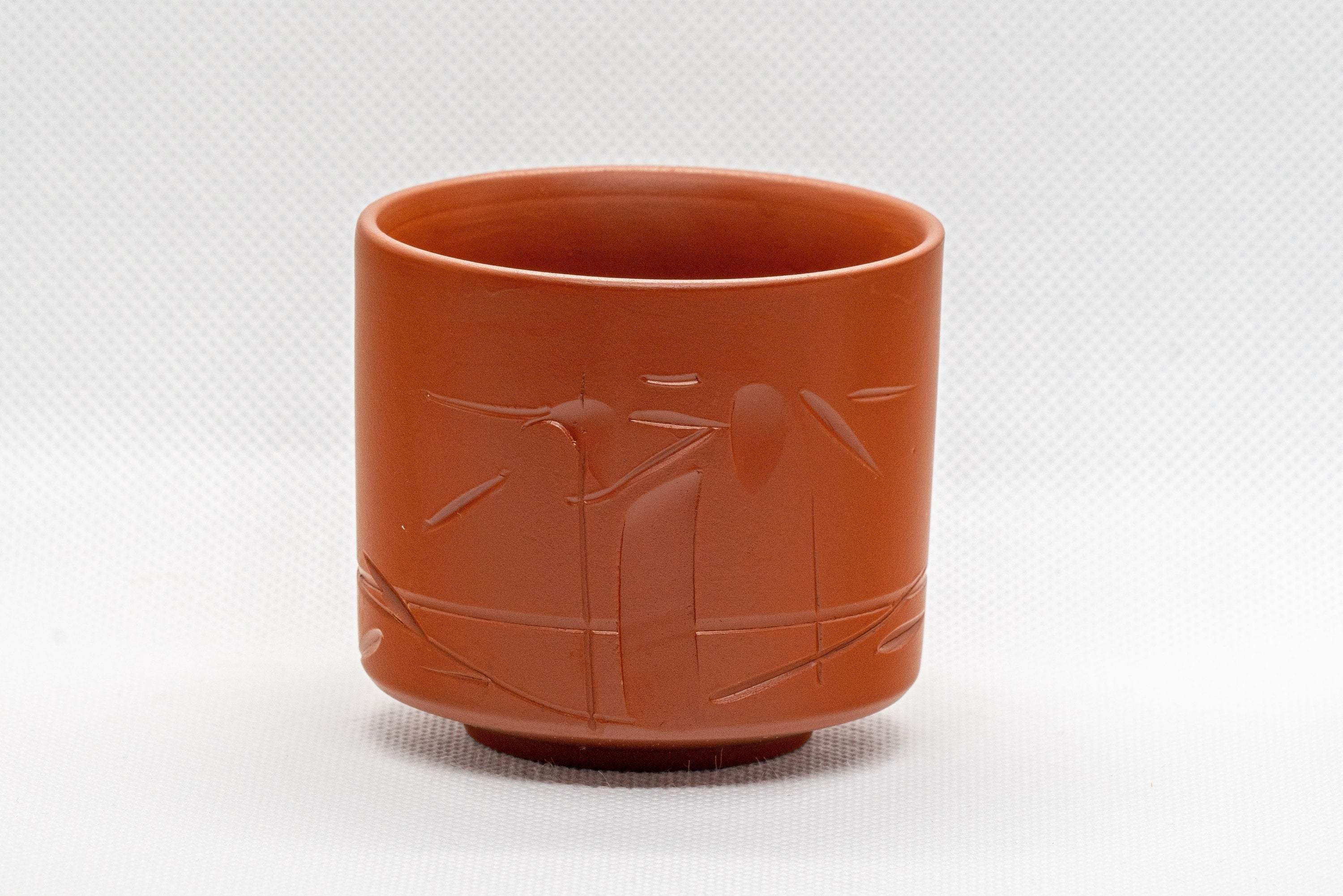 Japanese Teacup - Bamboo Tsutsu-gata Tokoname-yaki Yunomi - 140ml