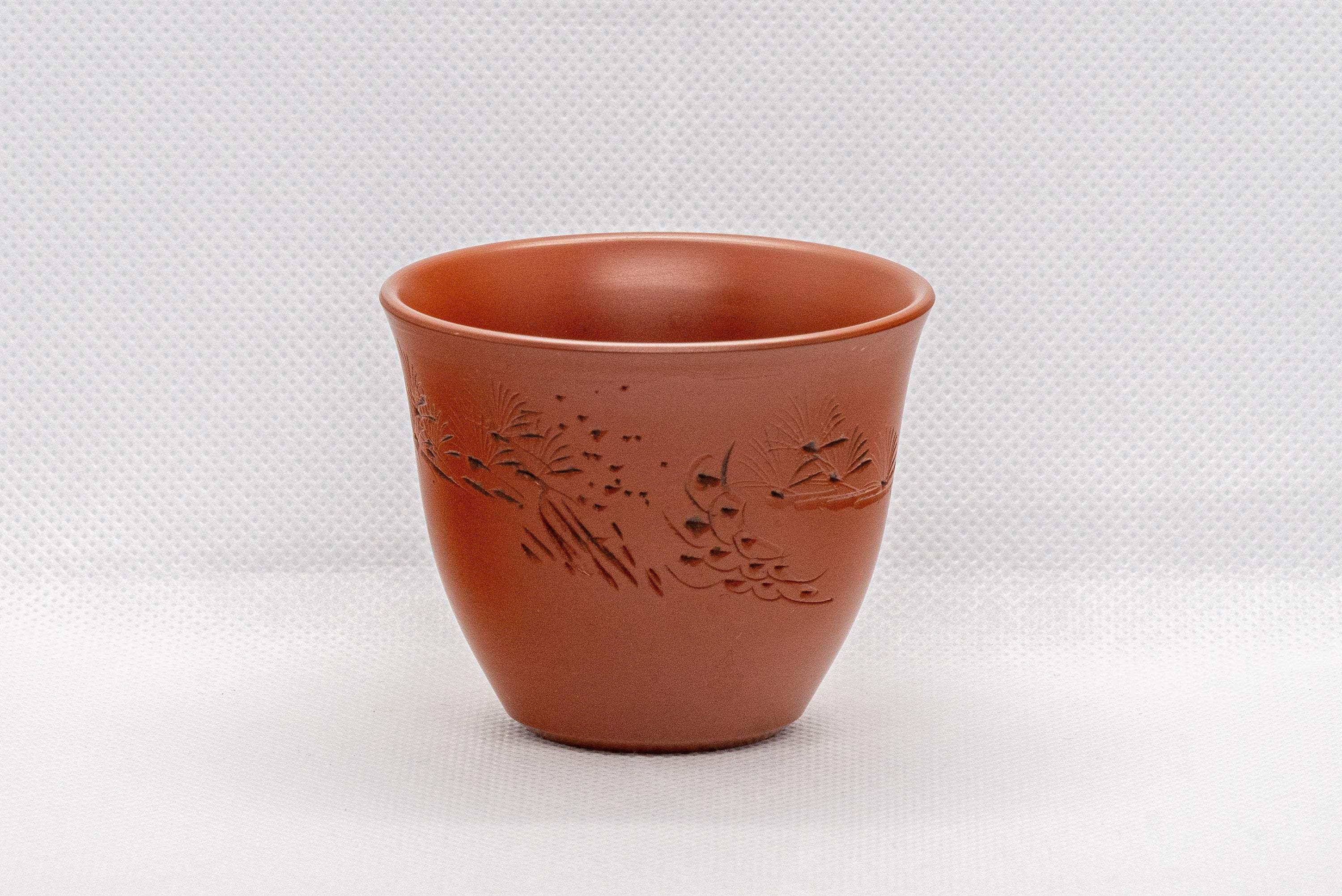 Japanese Teacup - Floral Tokoname-yaki Yunomi - 75ml
