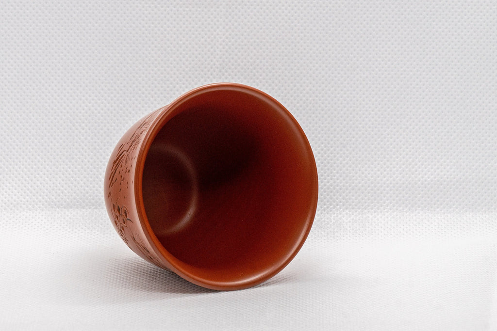 Japanese Teacup - Floral Tokoname-yaki Yunomi - 75ml