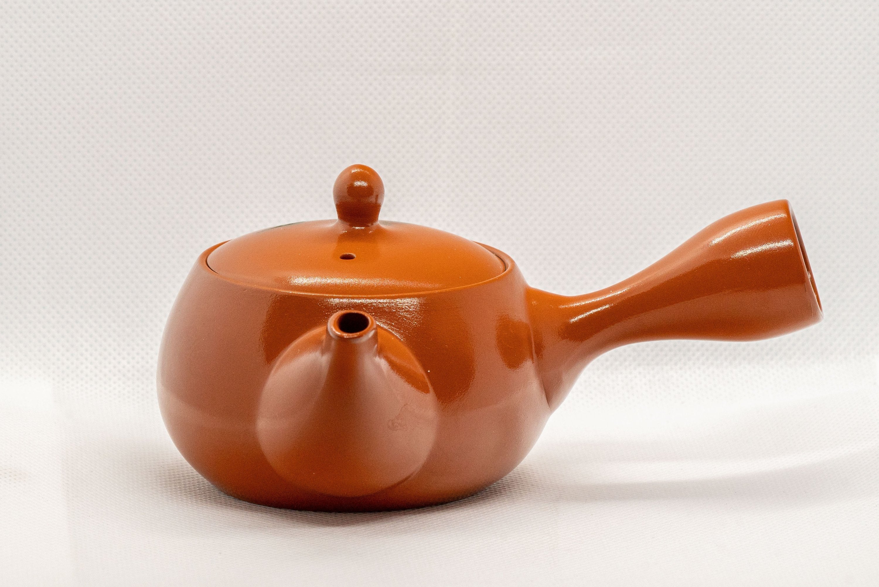 Japanese Kyusu - Floral Tokoname-yaki Side-handled Teapot - 175ml