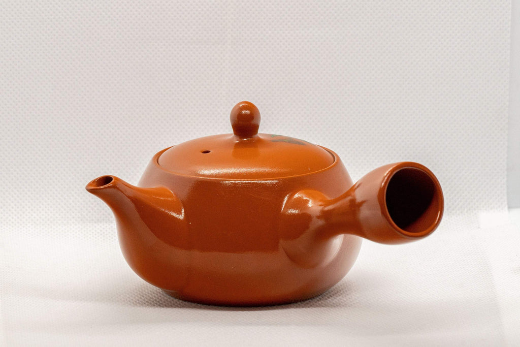 Japanese Kyusu - Floral Tokoname-yaki Side-handled Teapot - 175ml