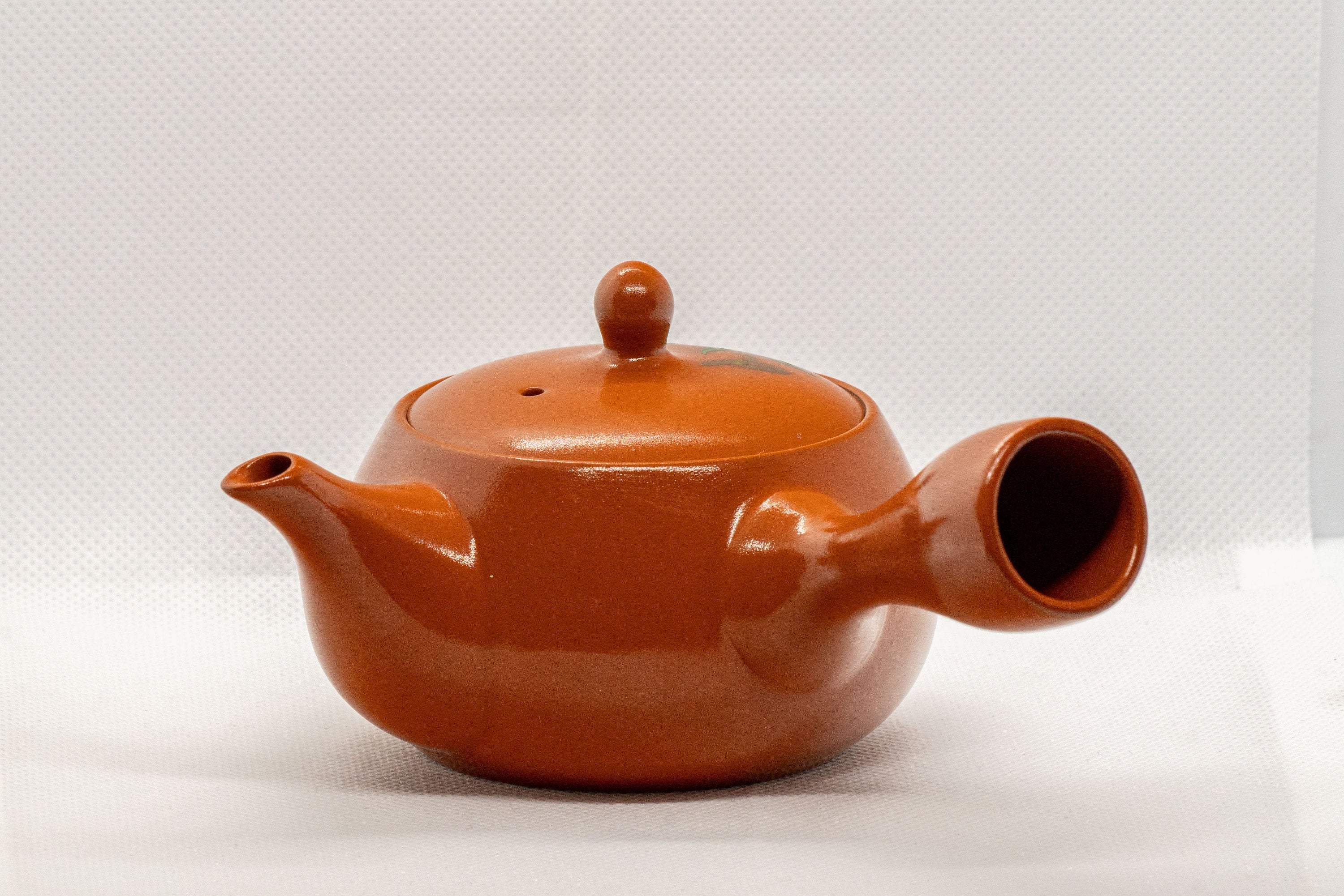Japanese Kyusu - Floral Tokoname-yaki Side-handled Teapot - 175ml