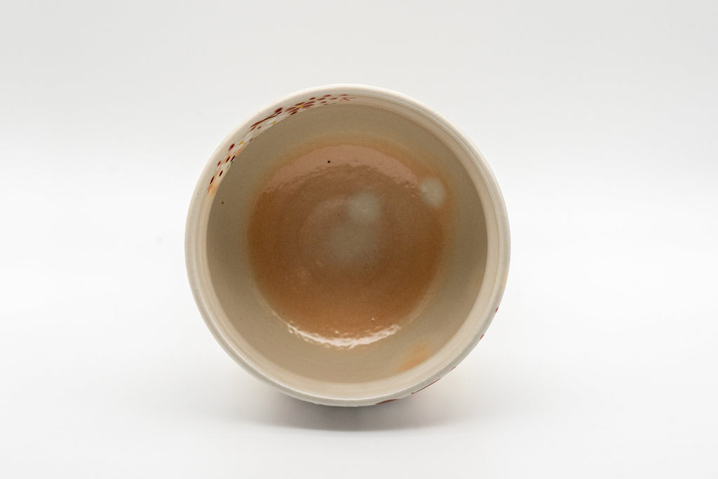 Japanese Matcha Bowl - Torasuke 寅介 Kyo-yaki 京焼 Komogai-nari Chawan - 400ml
