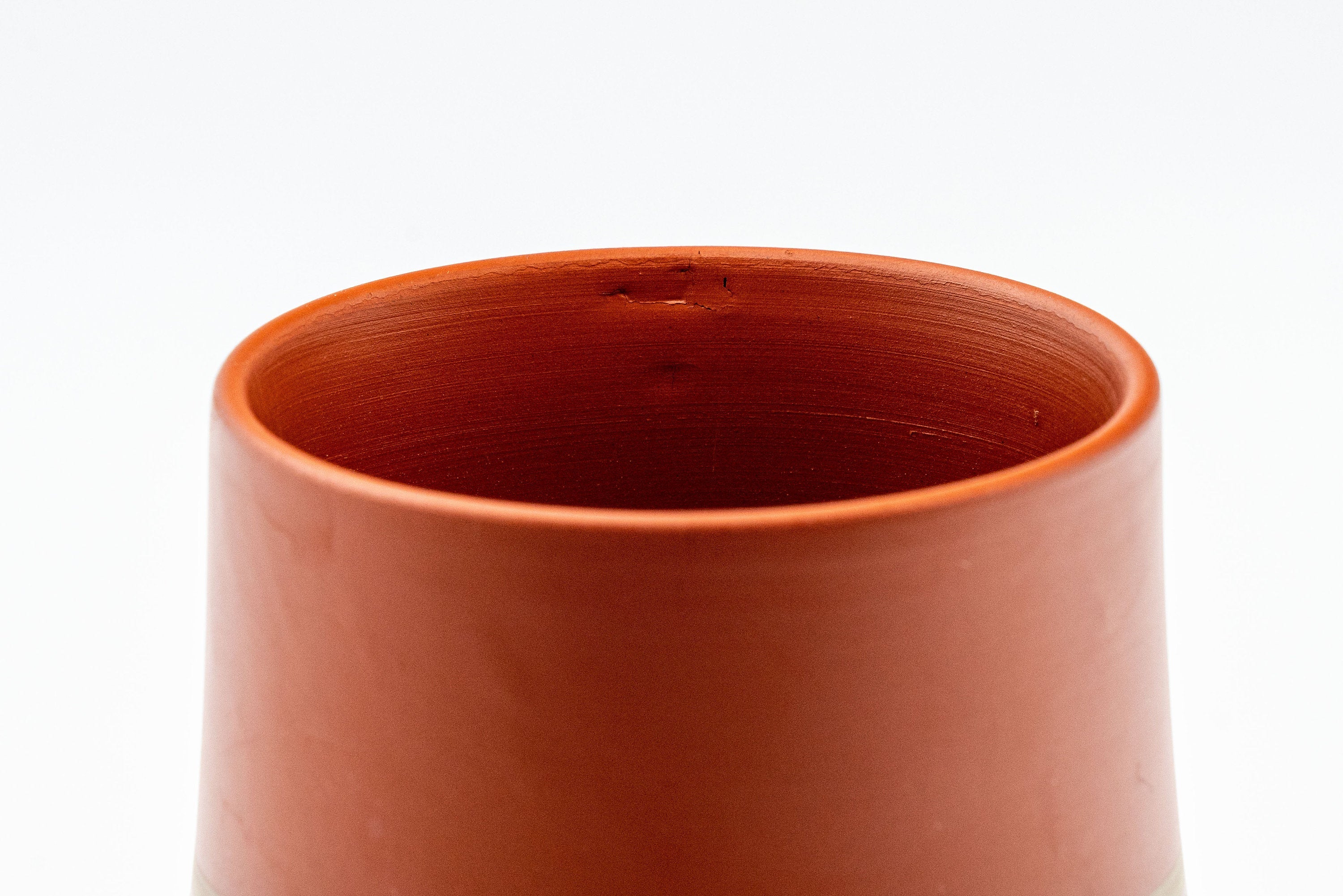 Japanese Teacup - Striped Tokoname-yaki yunomi - 115ml