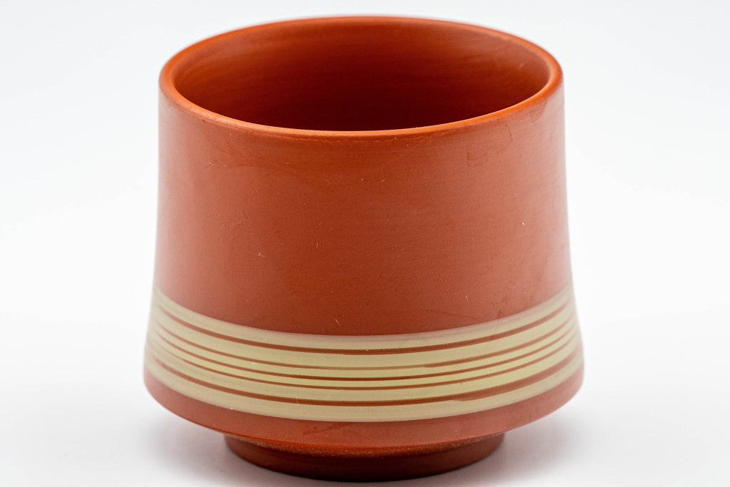 Japanese Teacup - Striped Tokoname-yaki yunomi - 115ml
