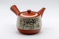 Japanese Kyusu - Tokoname-yaki Teapot with Bamboo Scene - 300ml