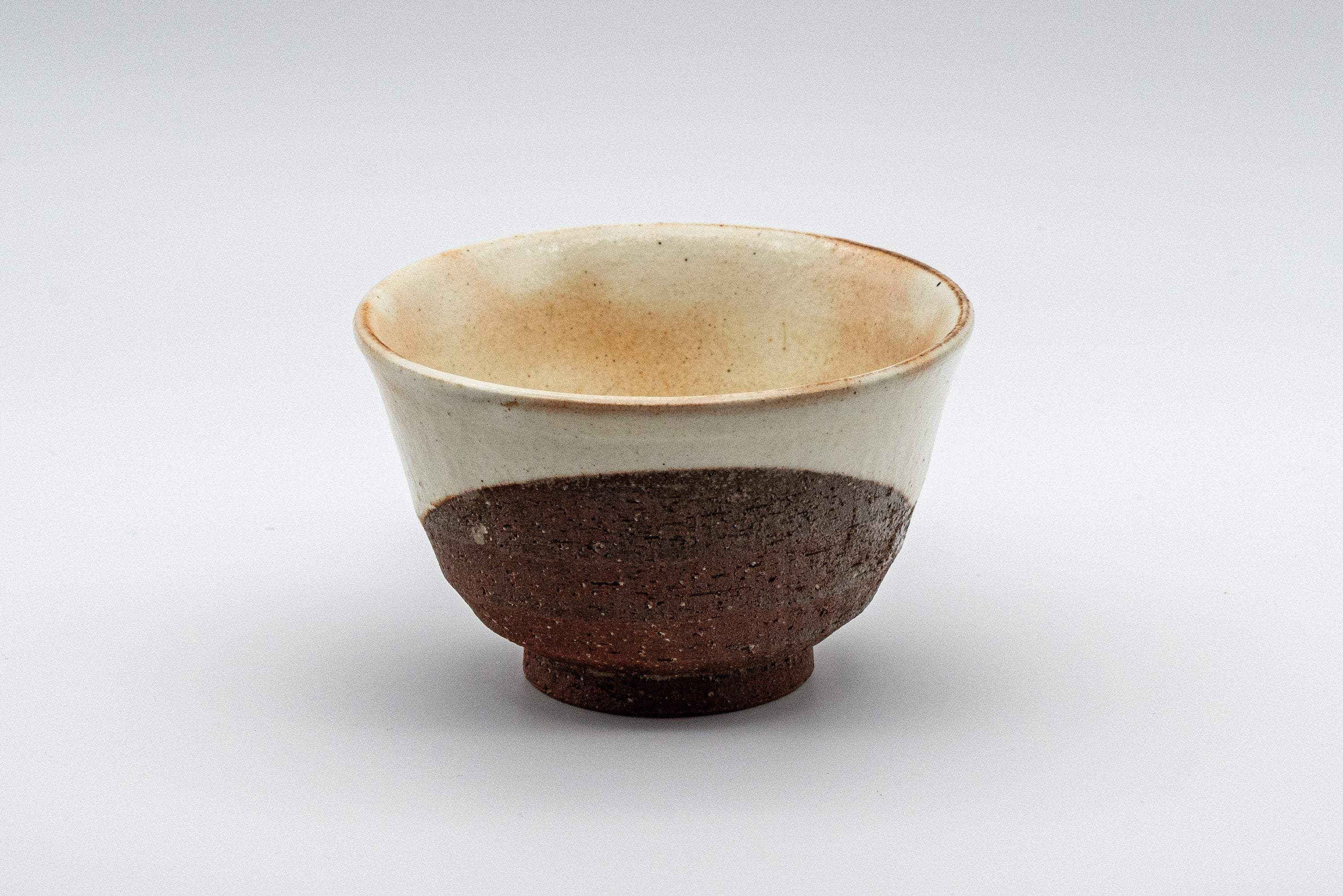 Japanese Teacup - Floral Stoneware Yunomi - 160ml
