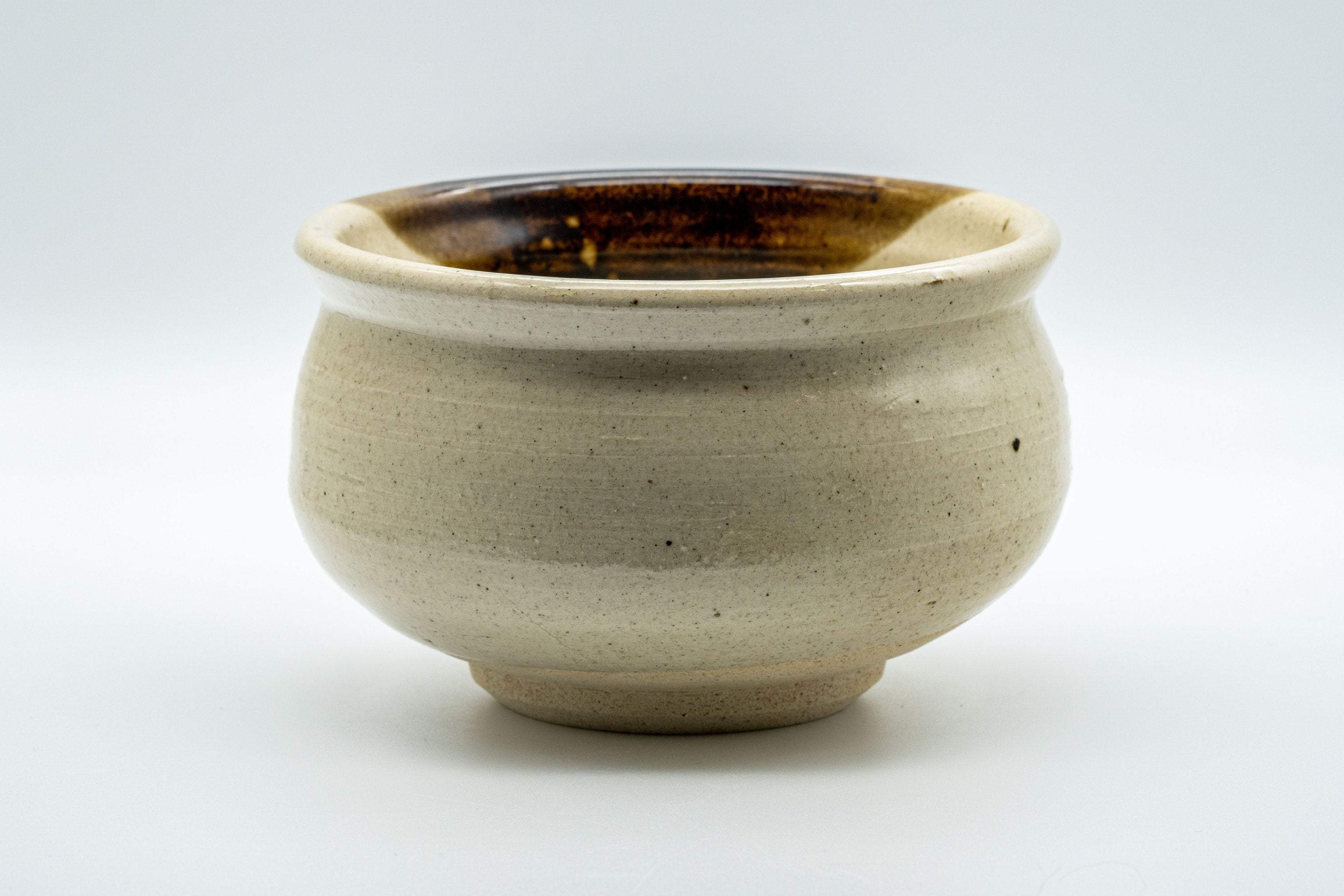 Japanese Kensui - Brown Glazed Water Bowl  - 650ml
