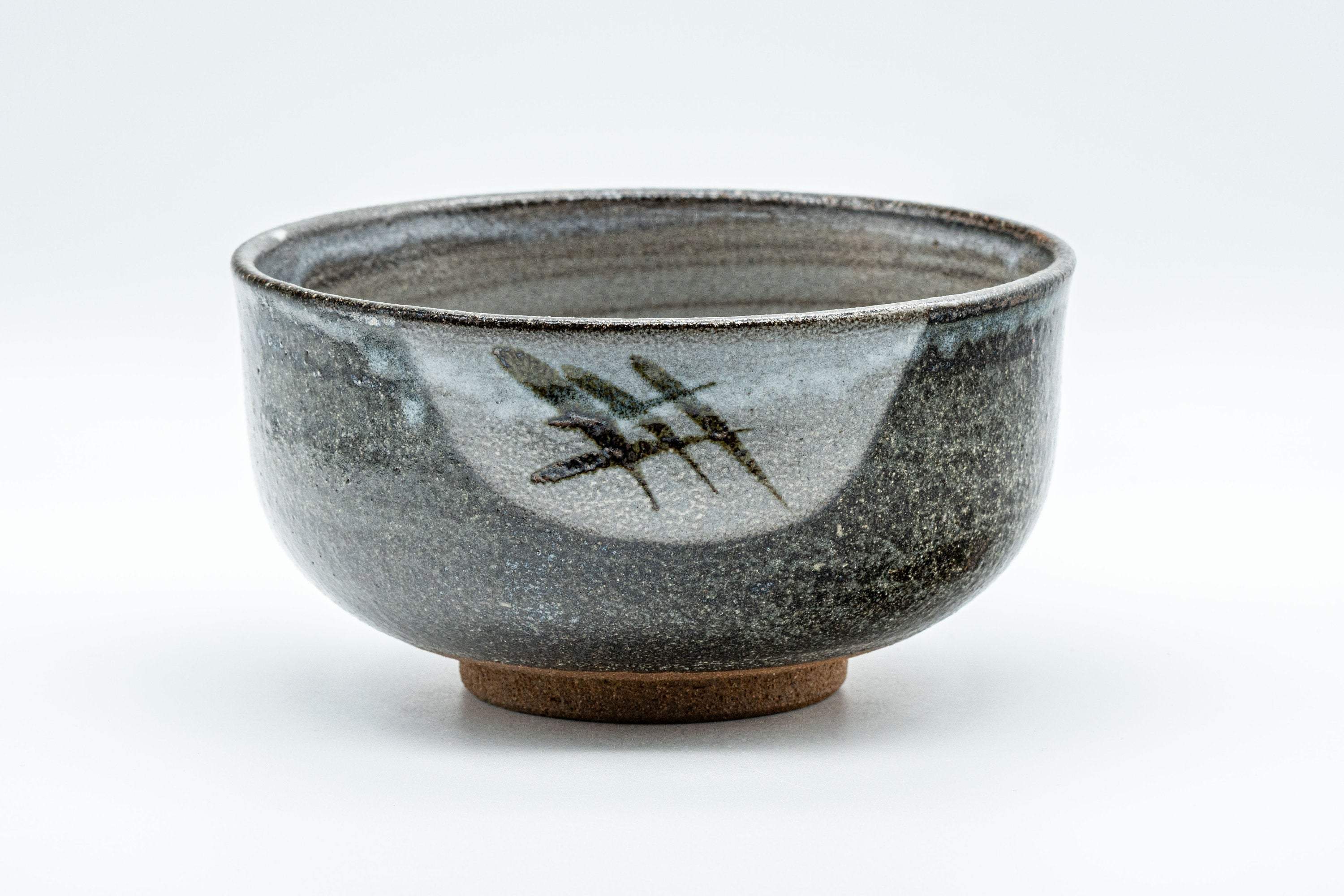 Japanese Matcha Set - Hantsutsu-gata Chawan with Bamboo Chasen Whisk and Chashaku Scoop - 500ml