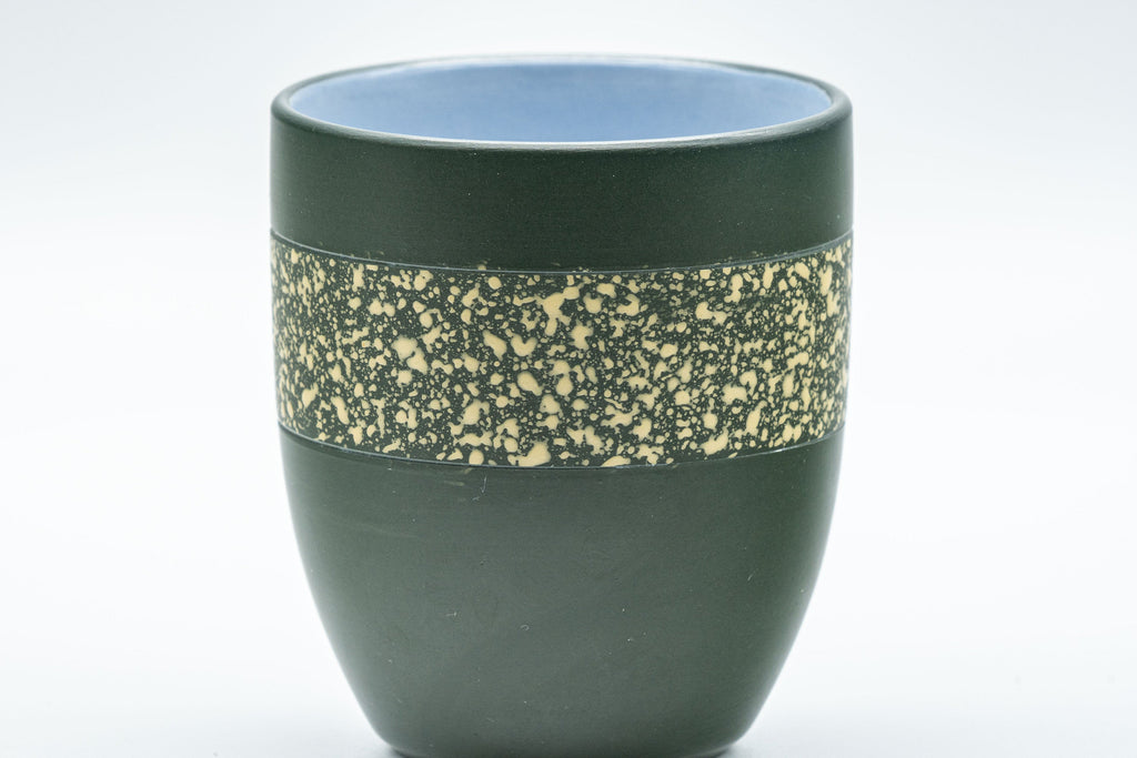 Japanese Teacups - Pair of Green Ryokudei Tokoname-yaki Yunomi - 130ml