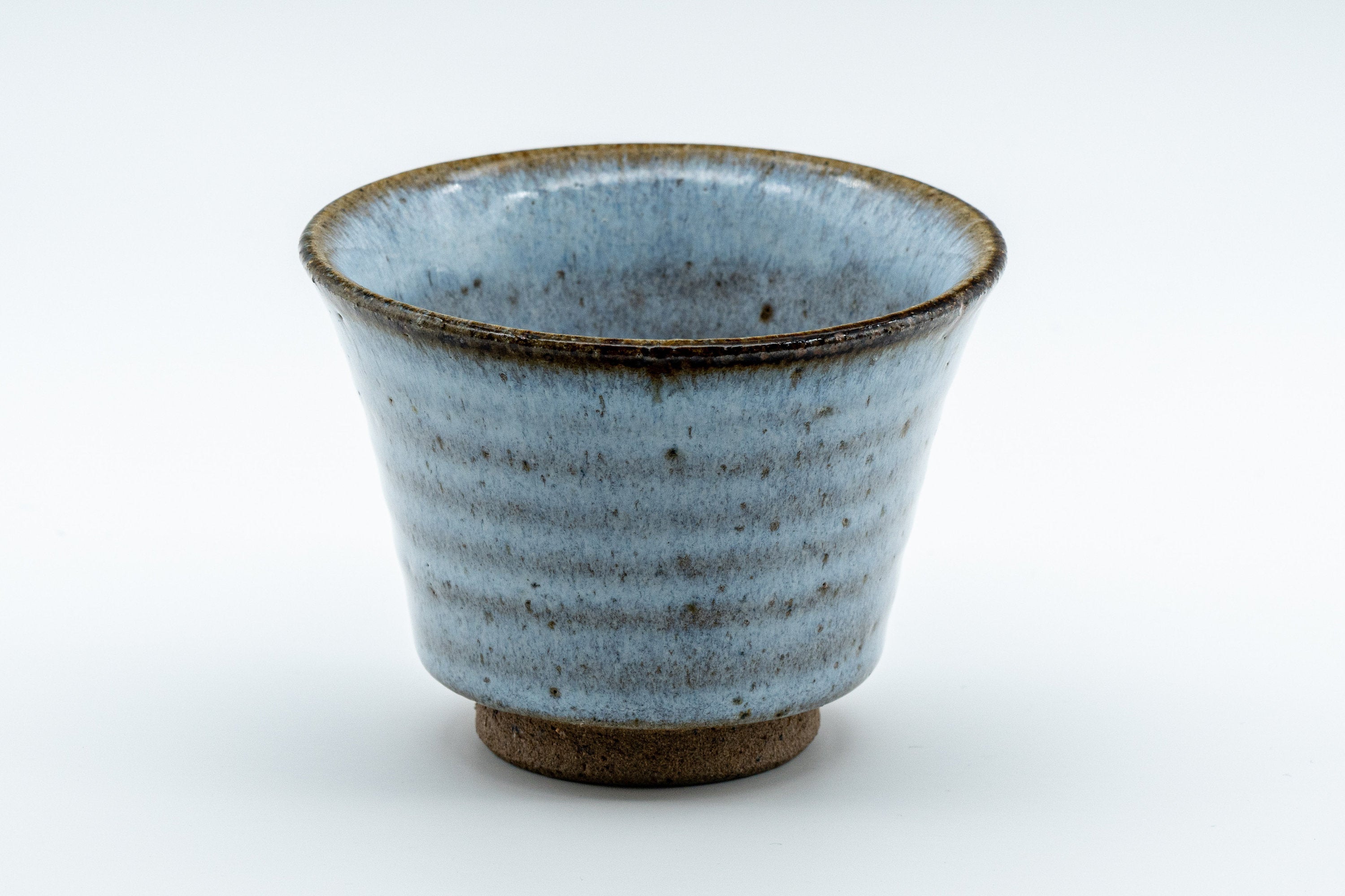 Japanese Teacup - Sky Blue Flared Yunomi - 125ml