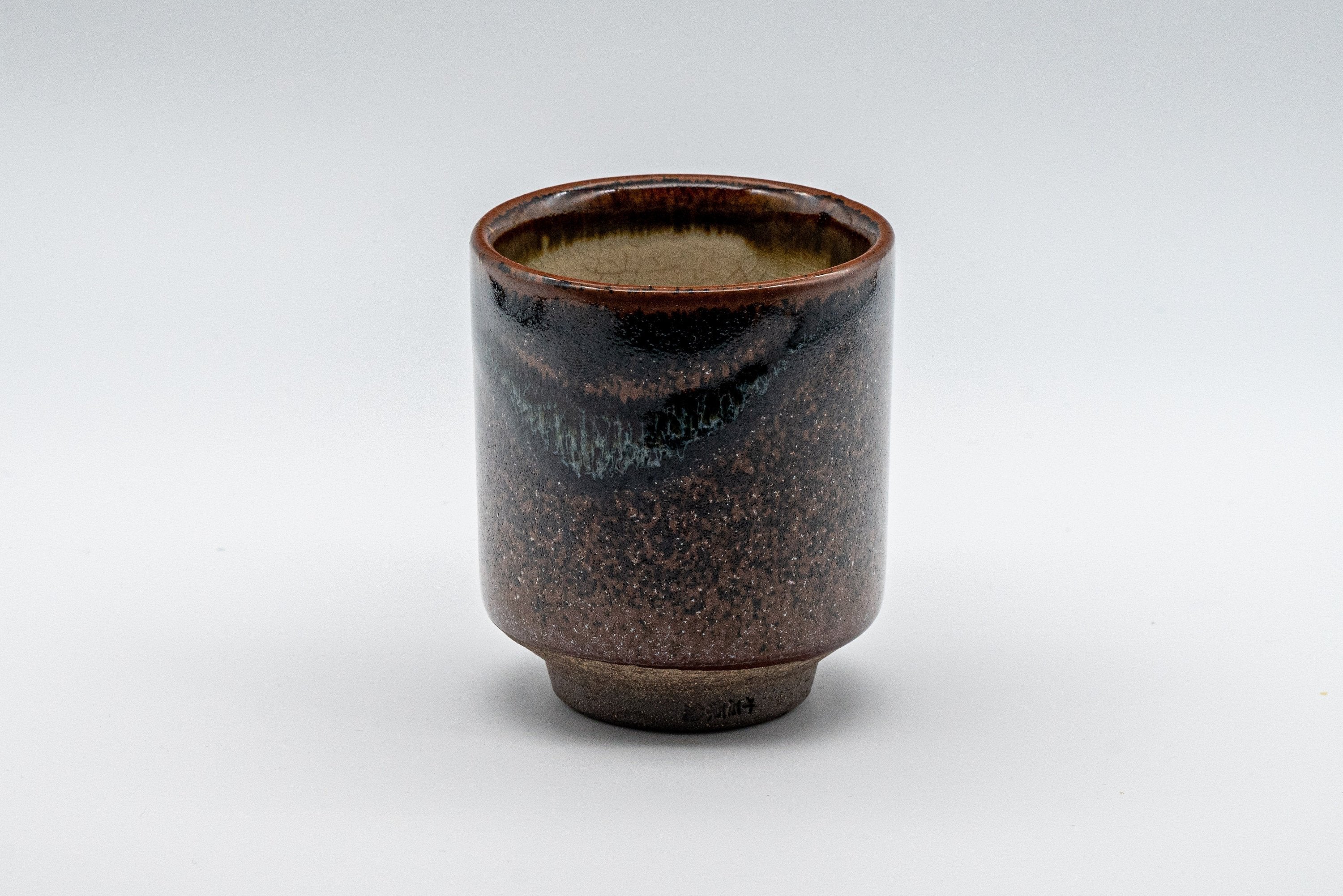 Japanese Teacup - Drip Glazed Tsutsu-gata Koishiwara-yaki Yunomi - 135ml