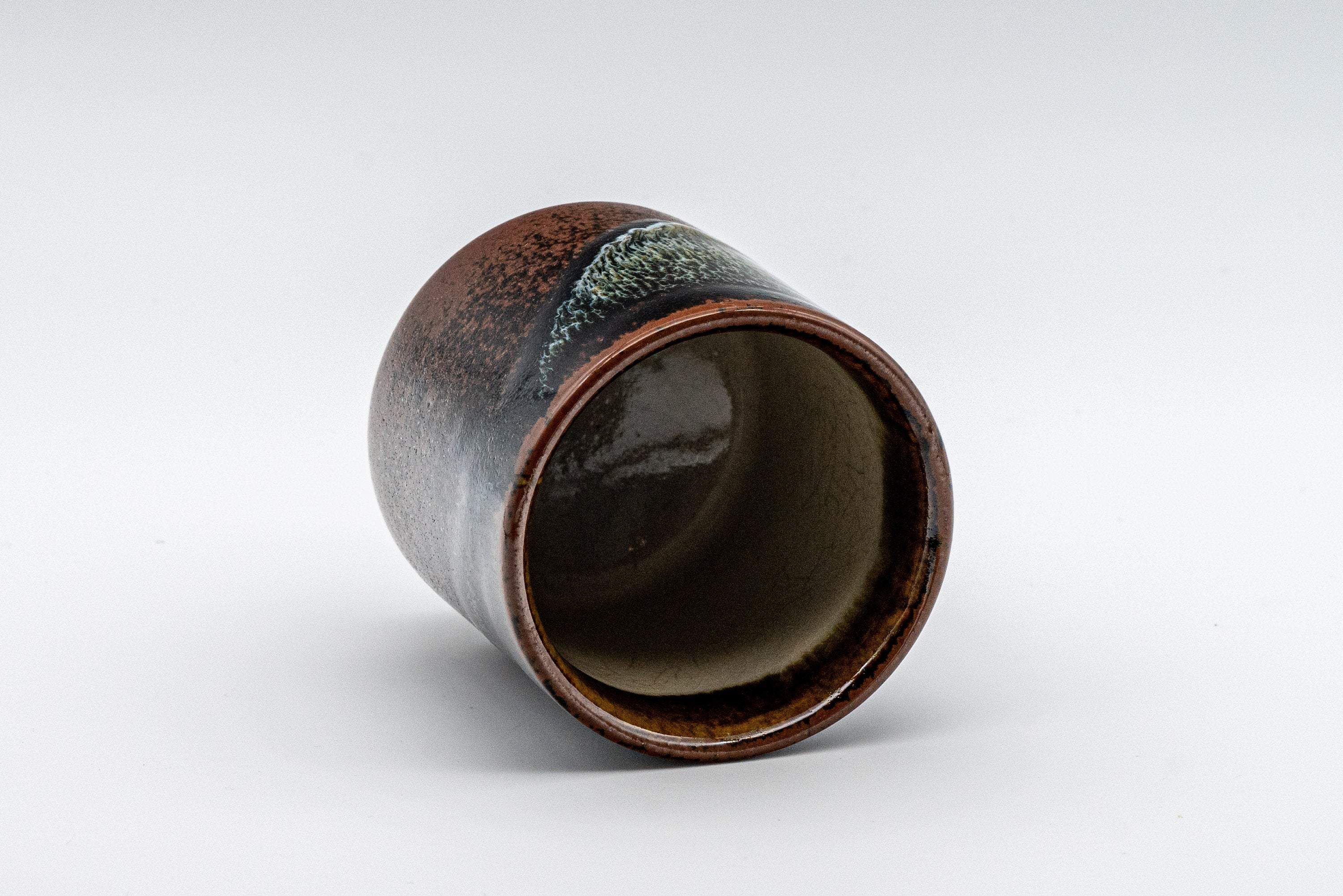 Japanese Teacup - Drip Glazed Tsutsu-gata Koishiwara-yaki Yunomi - 135ml