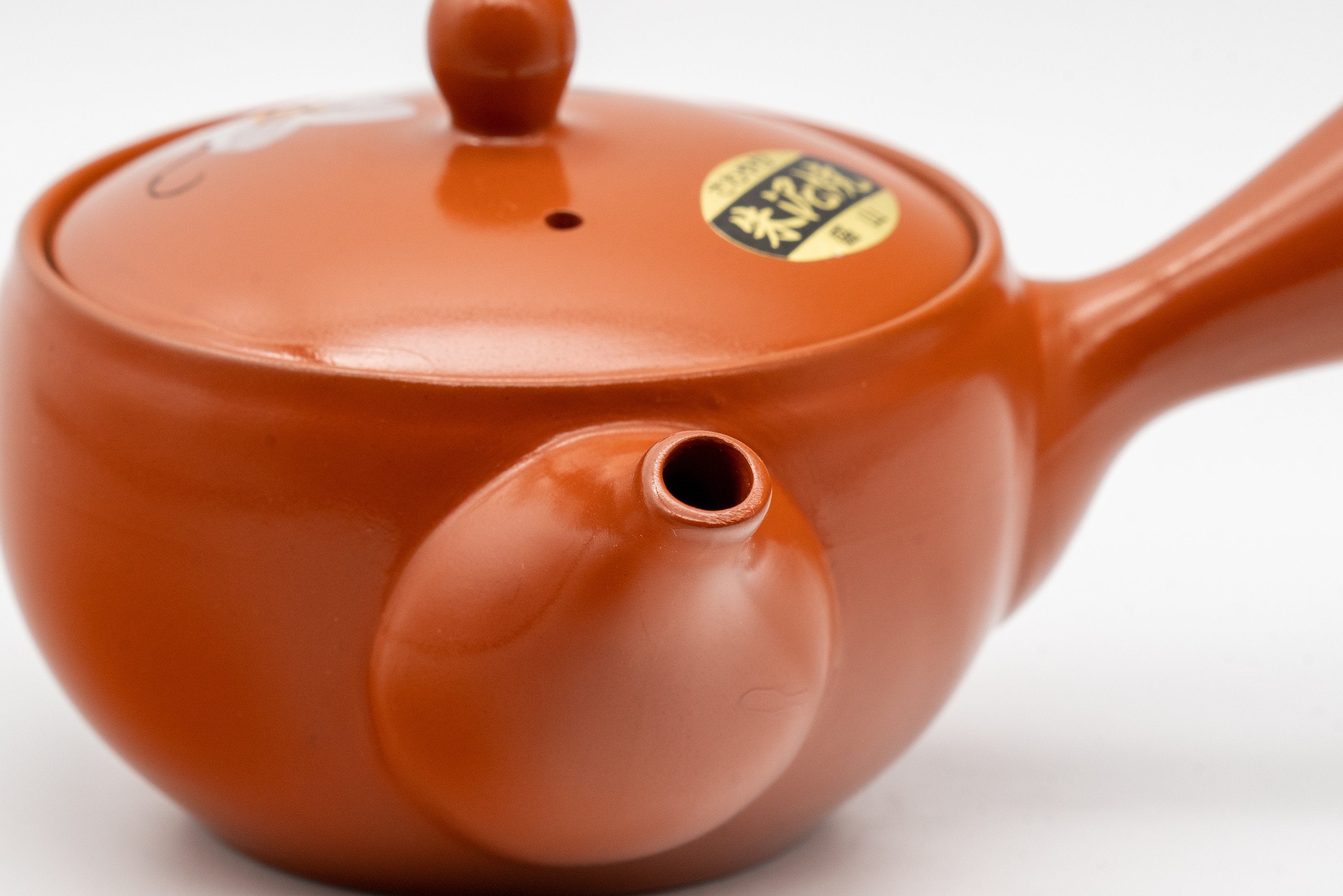 Japanese Kyusu - 盛山窯 Moriyama Kiln Floral Tokoname-yaki Teapot - 180ml