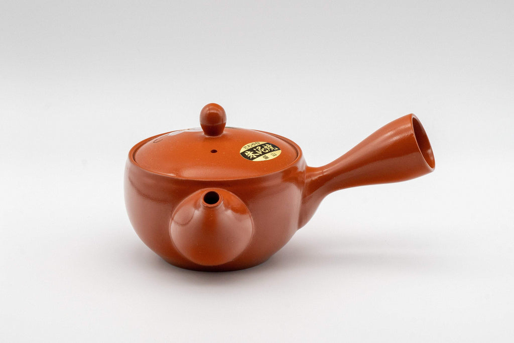 Japanese Kyusu - 盛山窯 Moriyama Kiln Floral Tokoname-yaki Teapot - 180ml