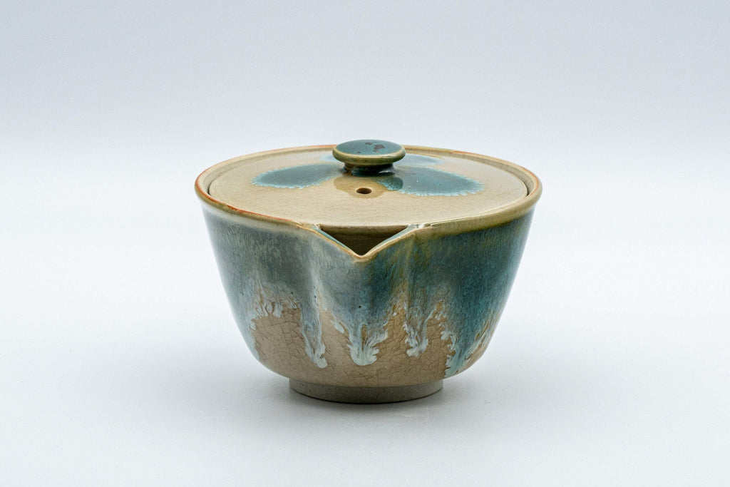 Japanese Houhin - Agano-yaki Blue-green Drip Glaze- 150ml