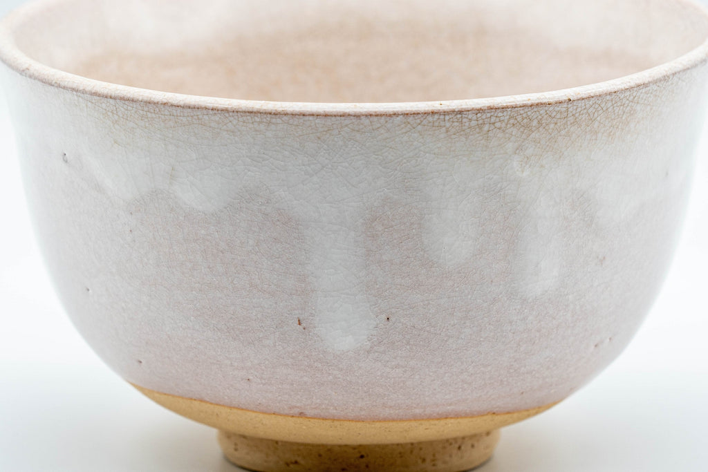 Japanese Matcha Bowl - Drip Glazed Hatazori-gata Chawan - 400ml