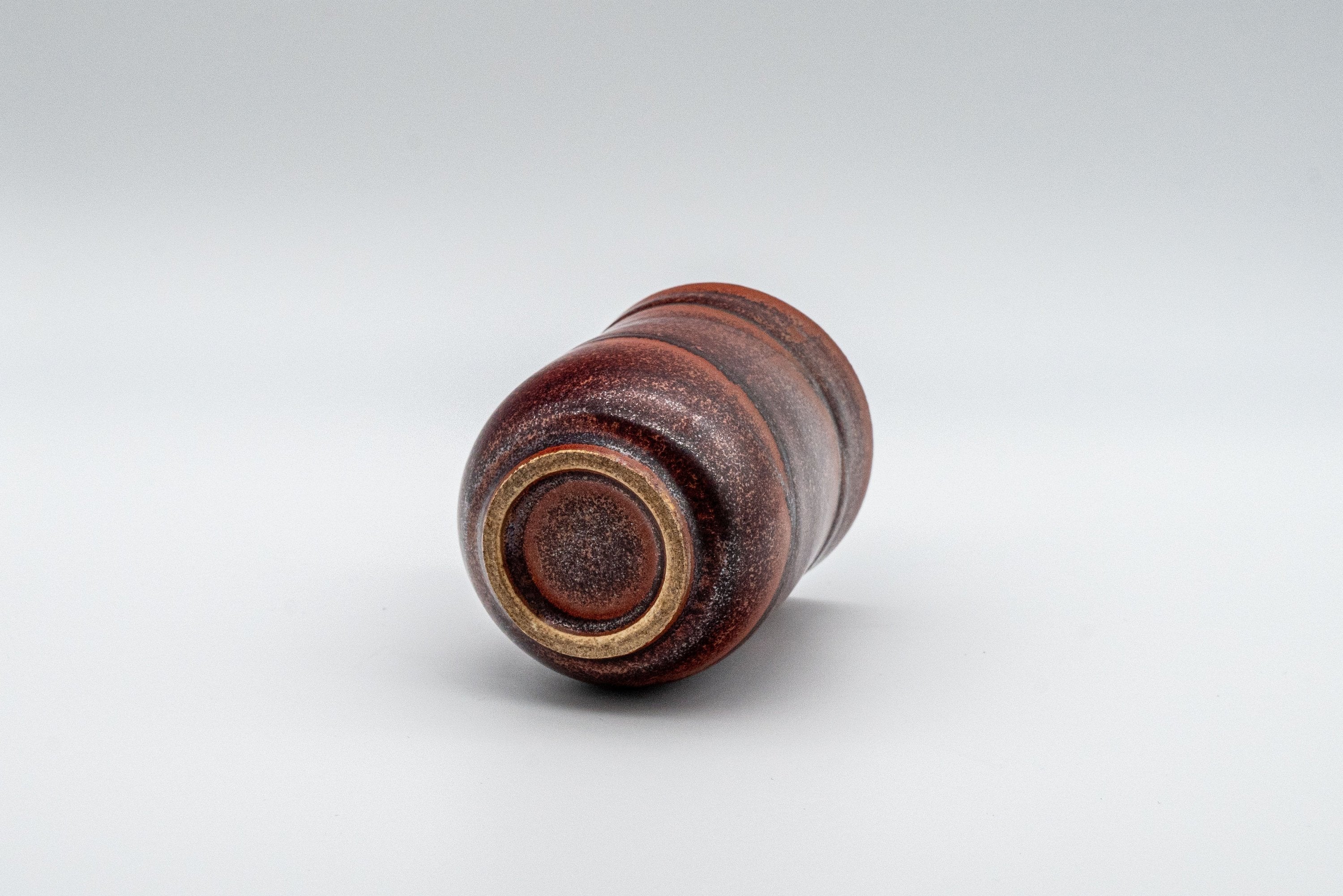 Japanese Teacup - Curvy Red Yunomi - 110ml