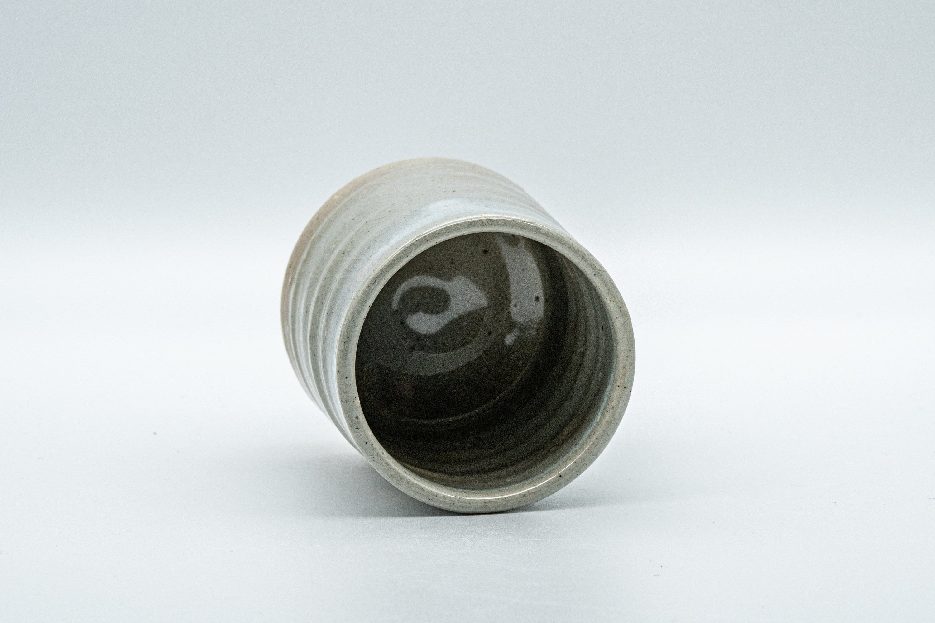 Japanese Teacup - Gohonte Tsutsu-gata Hagi-yaki Yunomi - 140ml
