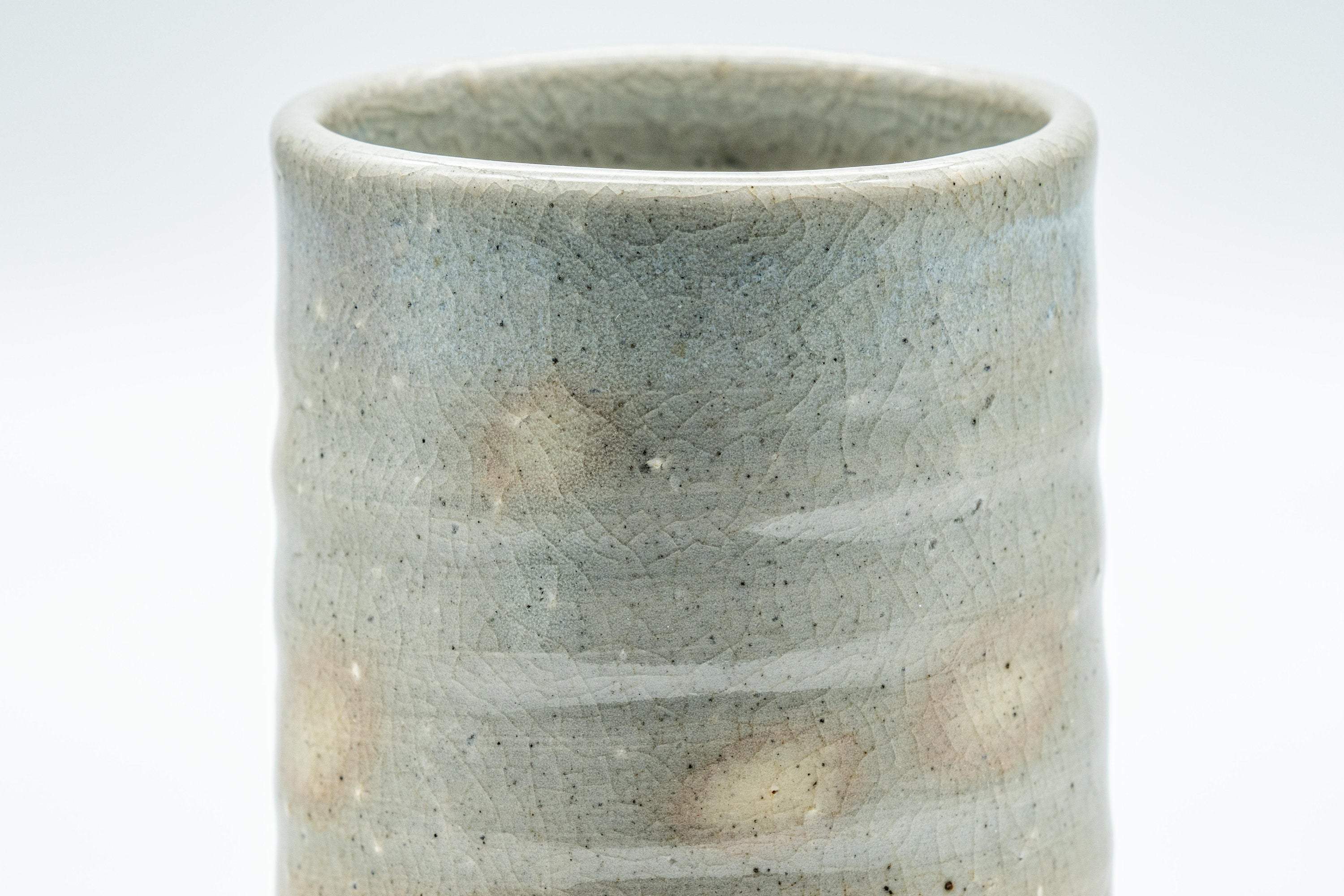 Japanese Teacup - Gohonte Tsutsu-gata Hagi-yaki Yunomi - 140ml