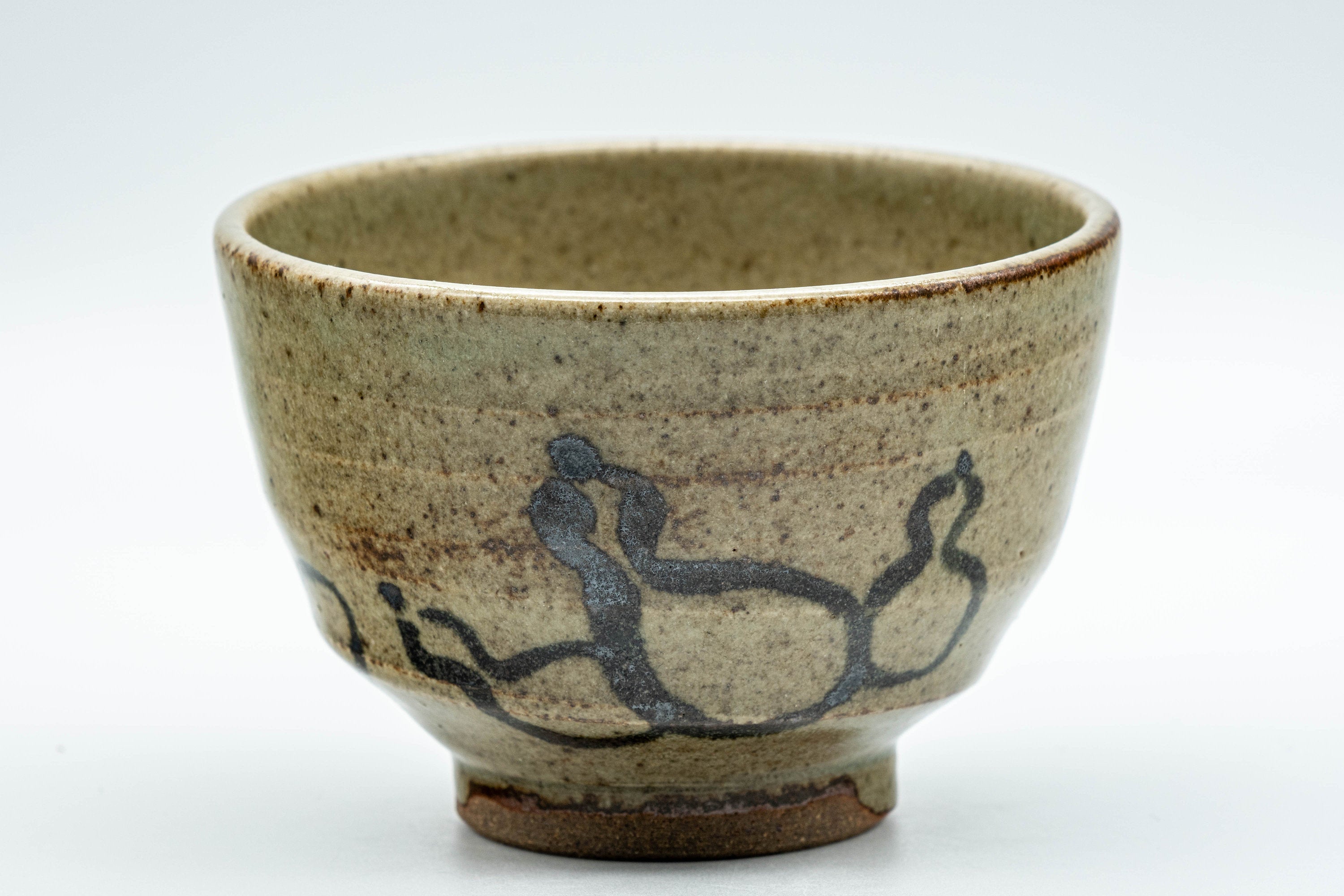 Japanese Teacups - Pair of Wan-nari Yunomi - 140ml