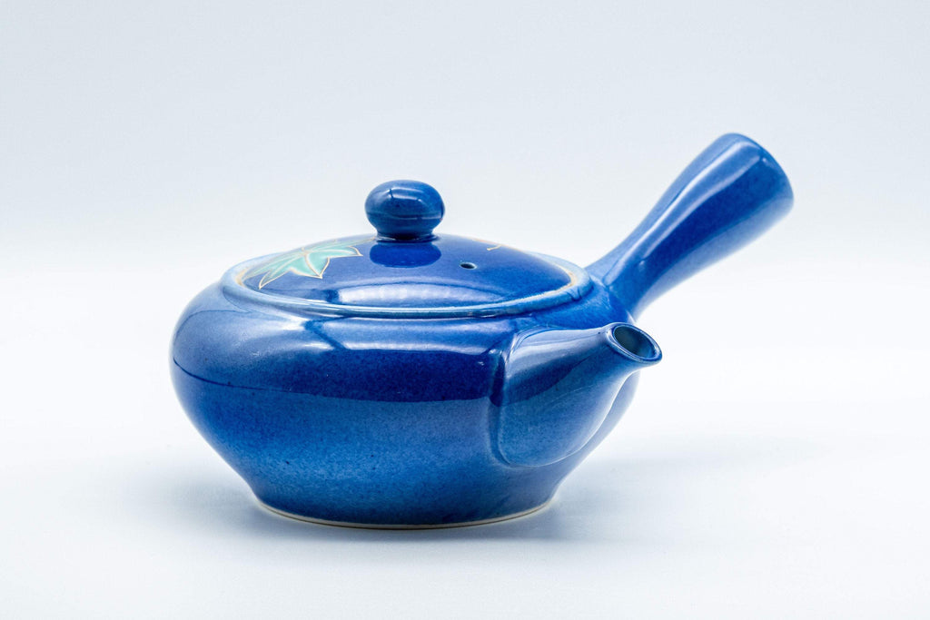 Japanese Kyusu - Momiji Hiramaru-gata Porcelain Debeso Teapot - 300ml