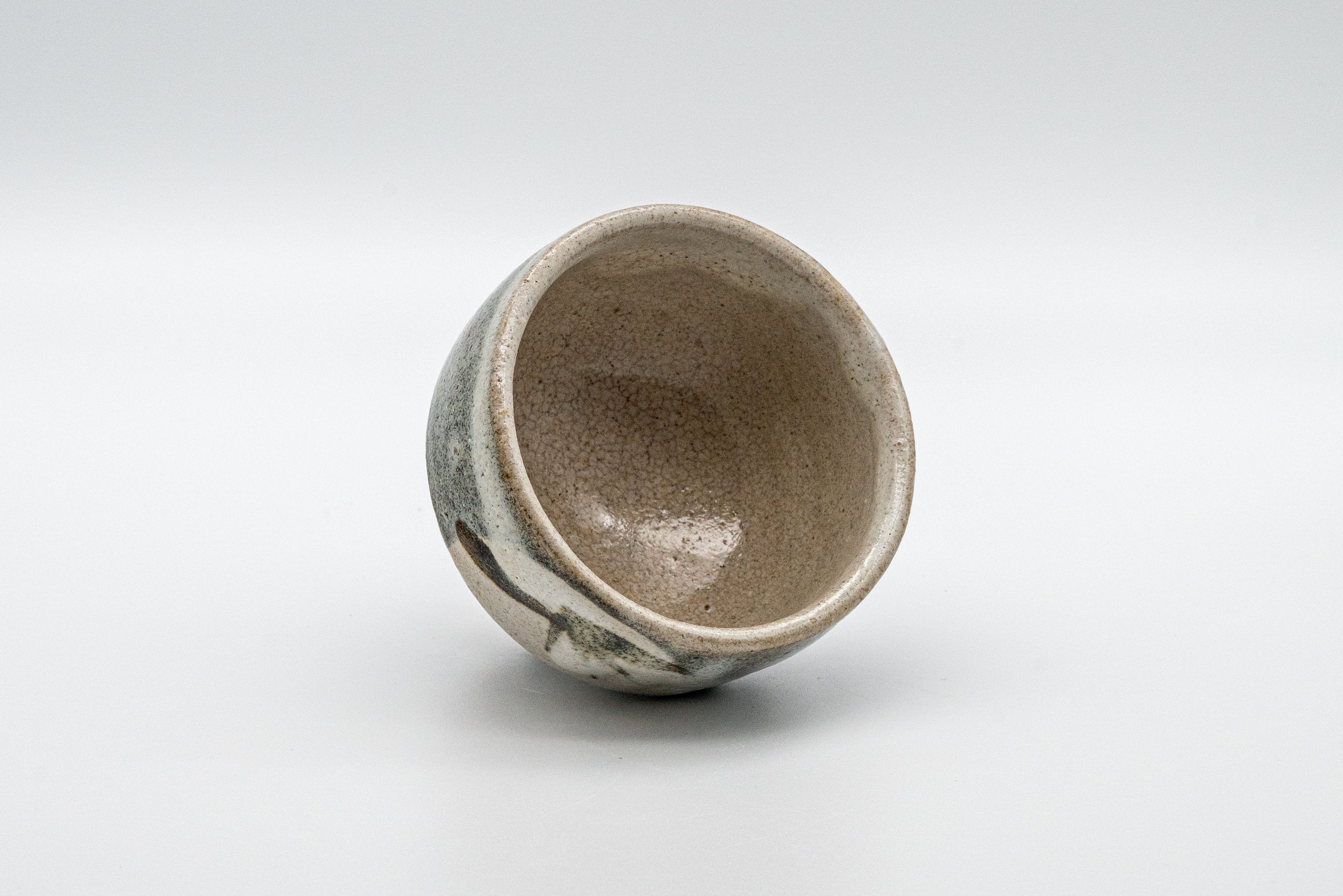 Japanese Teacup - Leafy Grey Yunomi - 125ml