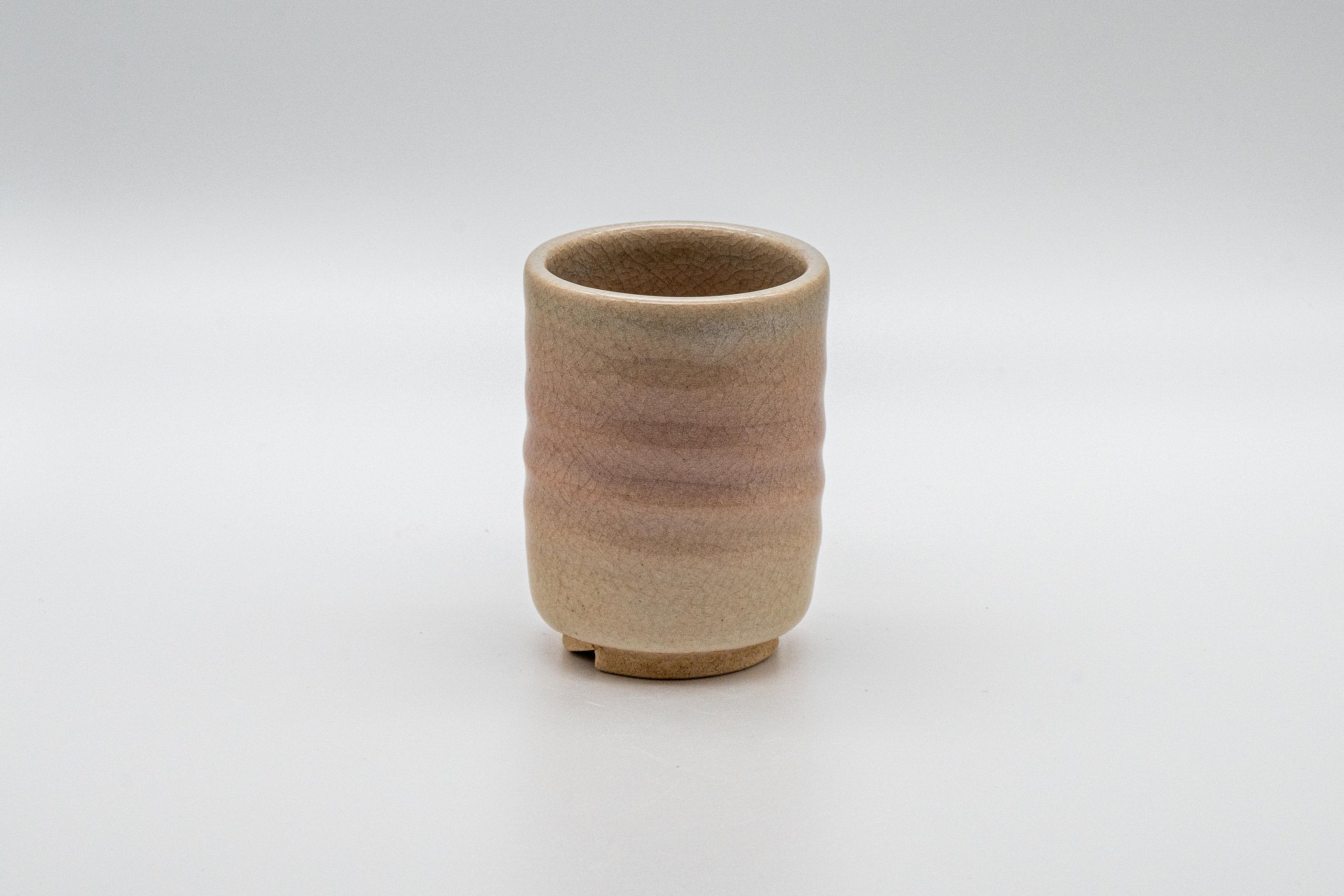 Japanese Teacup - 萩城美 Tsutsu-gata Hagi-yaki Yunomi - 90ml